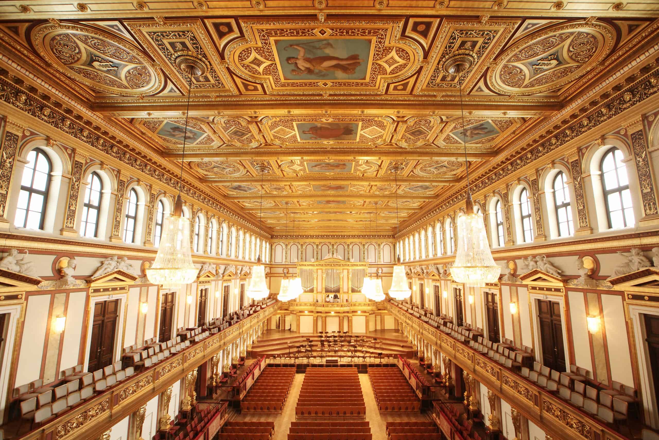 Dieses Bild zeigt den Großen Saal des Musikverein Wien. Copyright: Dieter-Nagl