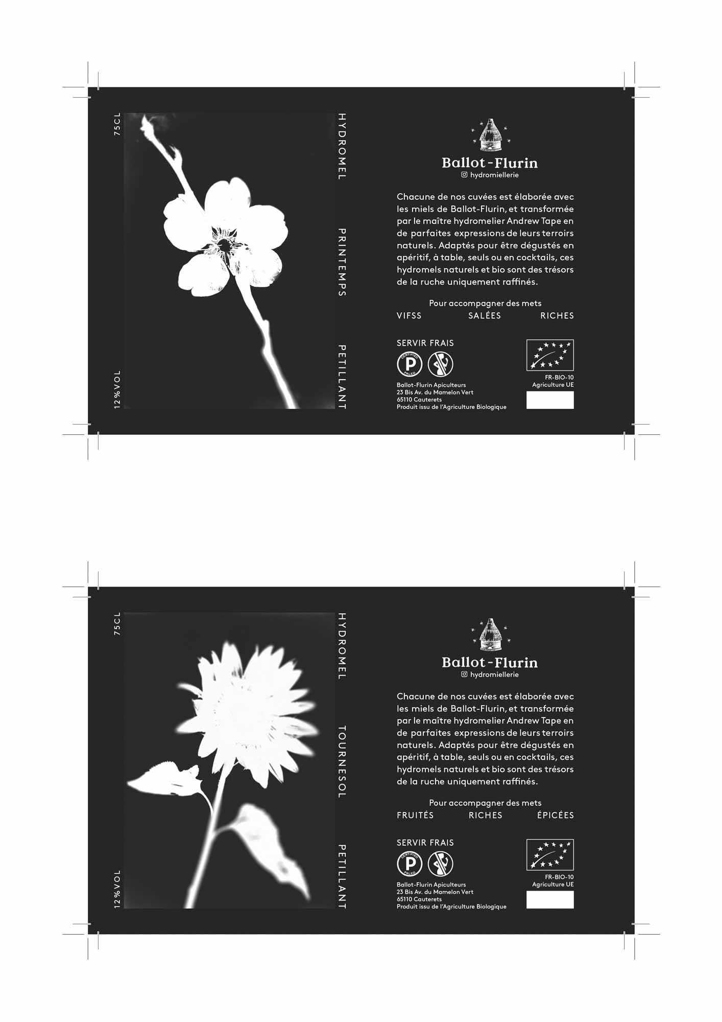 Label Design für Ballot-Flurin