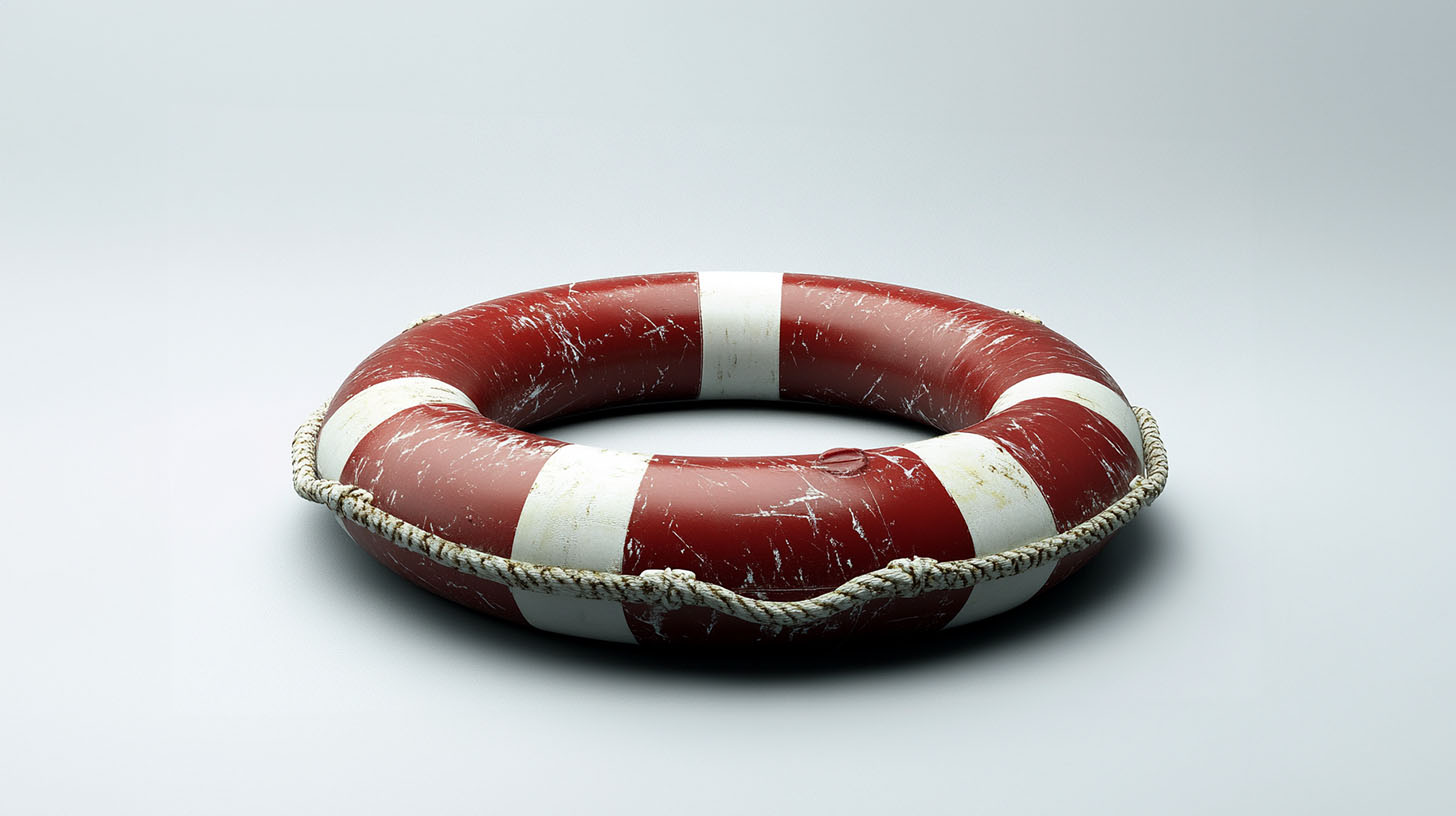 Rettungsring - Bild für Blogpost Cyperangriff? 4 Schritte, um deine Website zu sichern! von Philip Reitsperger