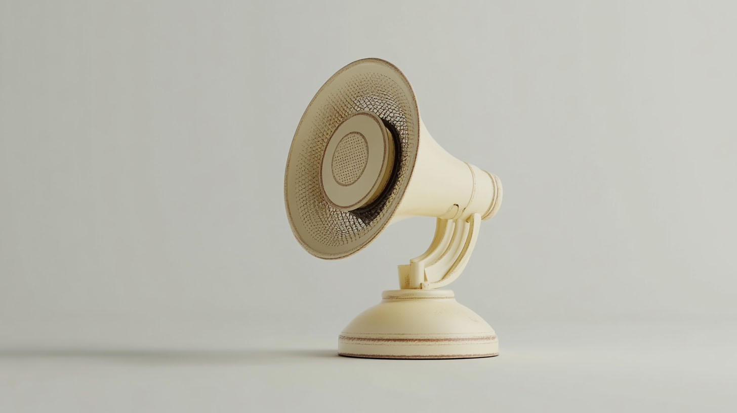 Megaphon - Bild für Blogpost Strategie und Kommunikation für KMUs von Philip Reitsperger