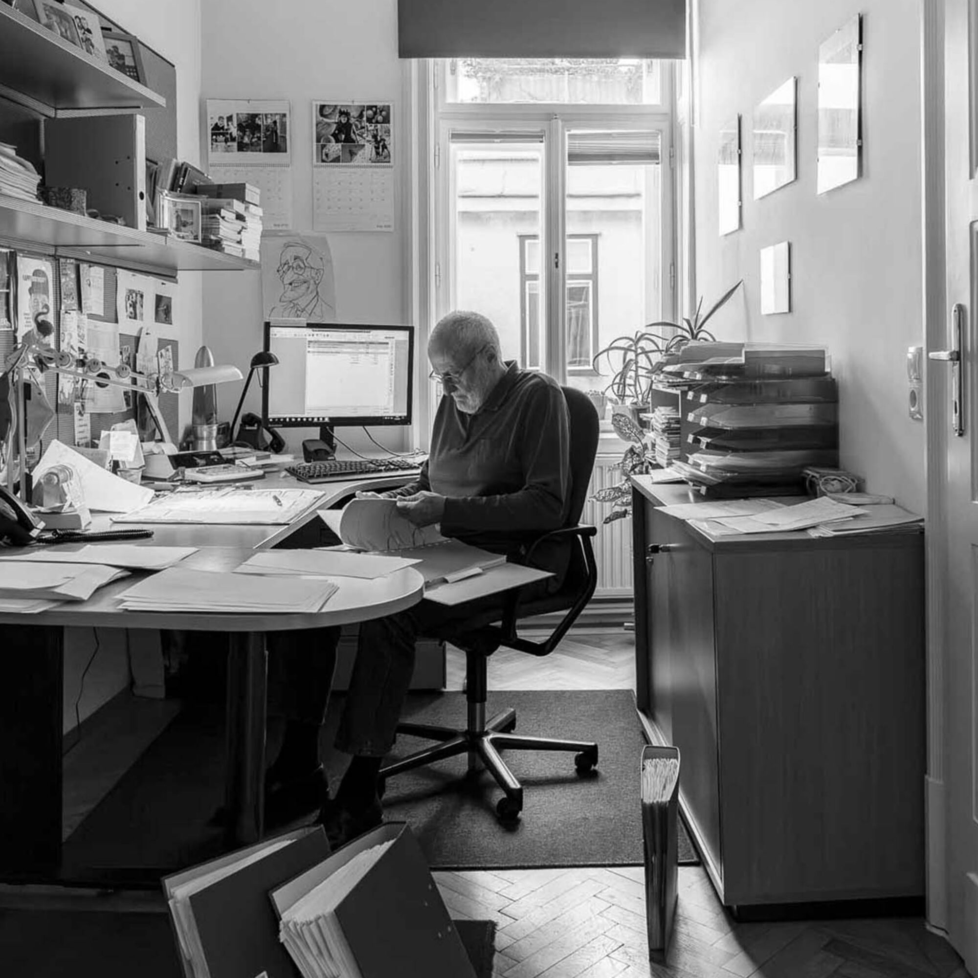 Büro der Steuerberatungs Argentur Denk und Umgeher in der Neubaugasse Wien.